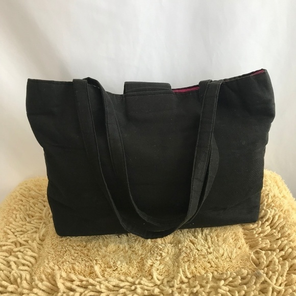 E Holland Festive Shoe & Glasses Embroidery Tote - Picture 2 of 8